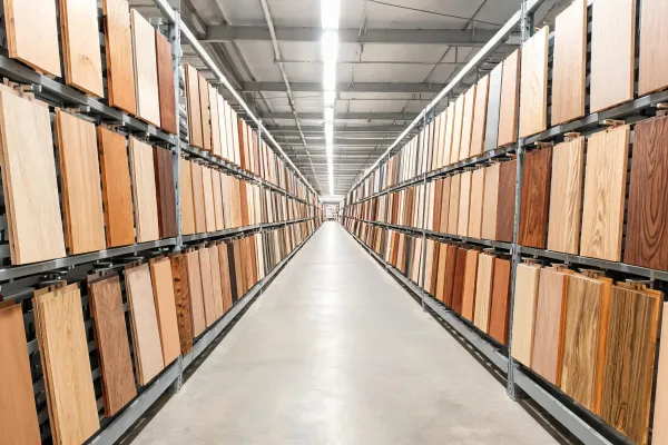 Sample library aisle